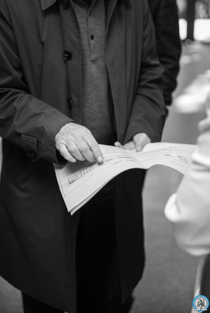 man reading a book