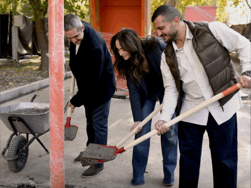 «Վիշապագորգ» խաղահրապարակի հիմքում տեղադրվեց ուղերձներով սրվակ