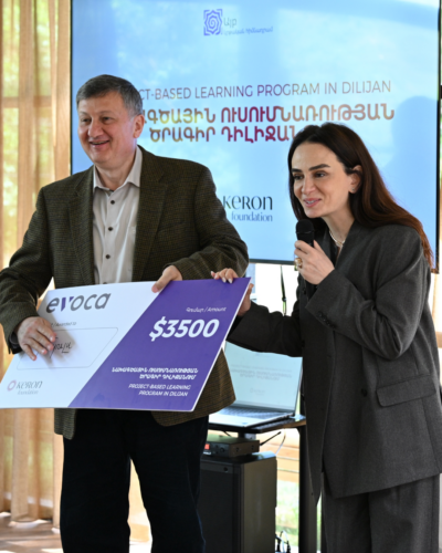 The AybPRO project-based learning program has concluded at Dilijan High School. 14 15