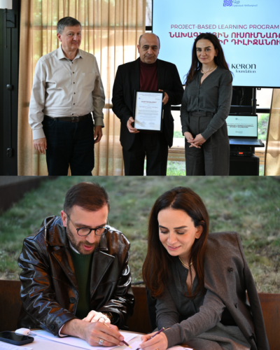 The AybPRO project-based learning program has concluded at Dilijan High School. 15 16