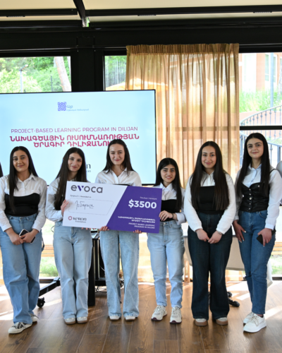 The AybPRO project-based learning program has concluded at Dilijan High School. 16 17